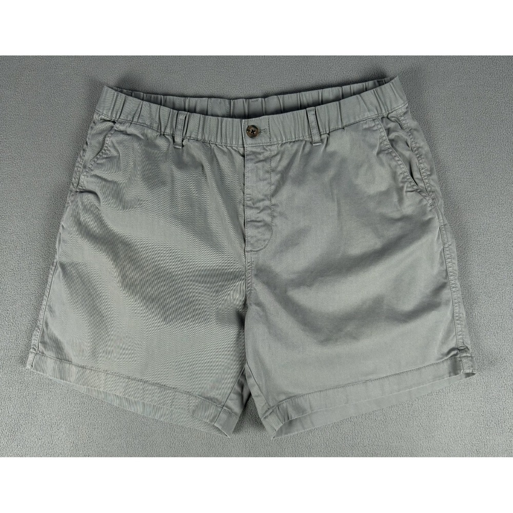 Bearbottom Shorts Mens 2XL Grey Stretch Chino Elastic Waist Minimalist Outdoor